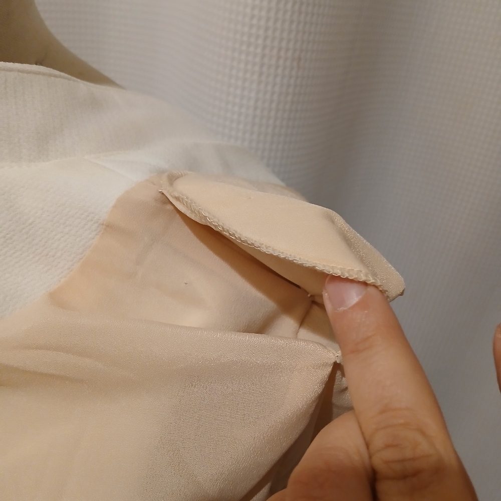 Mustard Seed White Open From Blazer with Zipper Detail Size Small - Picture 9 of 10